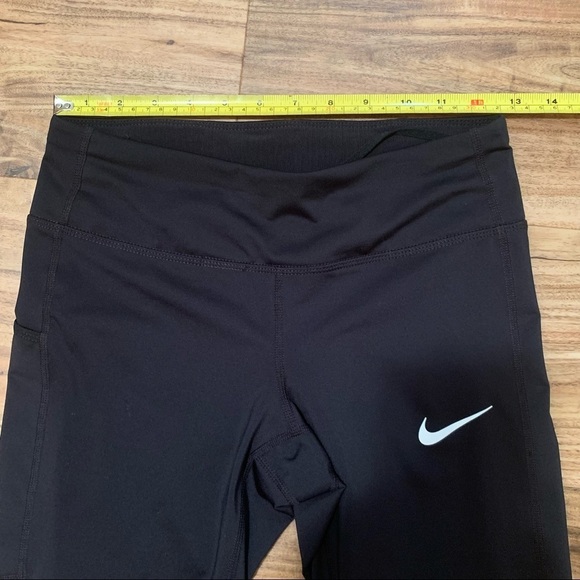 Nike Dri Fit Power Racer Running Crop Leggings XS - Picture 6 of 11